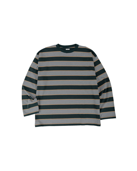 Phigvel Border Long Sleeve Top Forest/S.Brown
