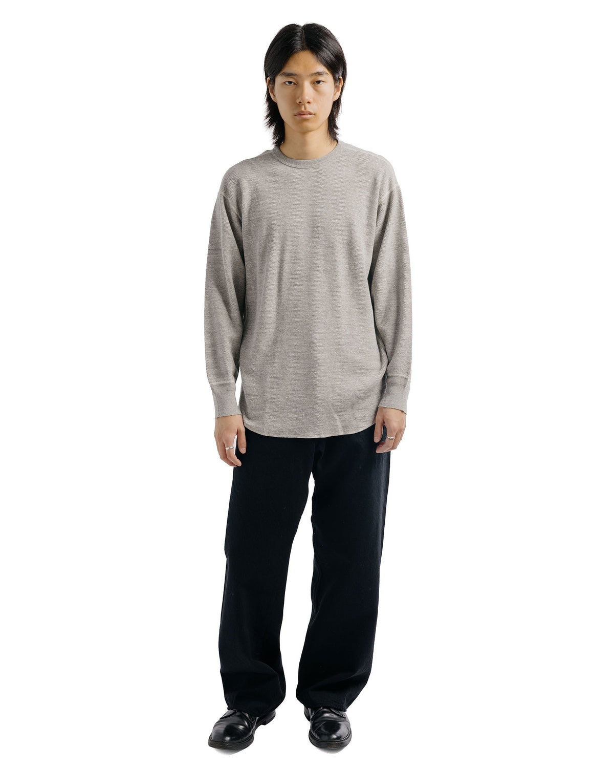 lost & found Phigvel Phigvel Thermal Top Top Gray