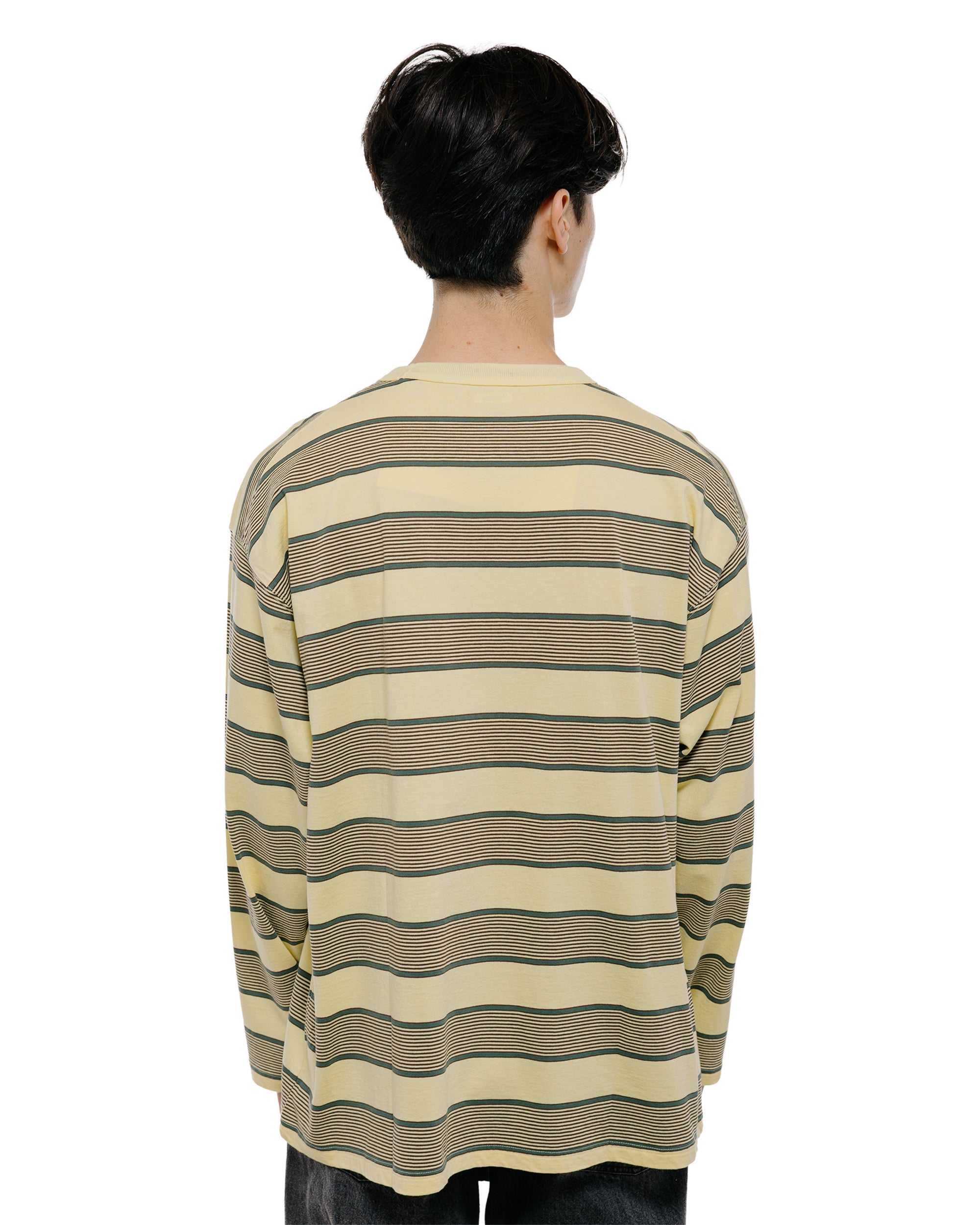 Phigvel Border Long Sleeve Top P.Yellow/Viridian
