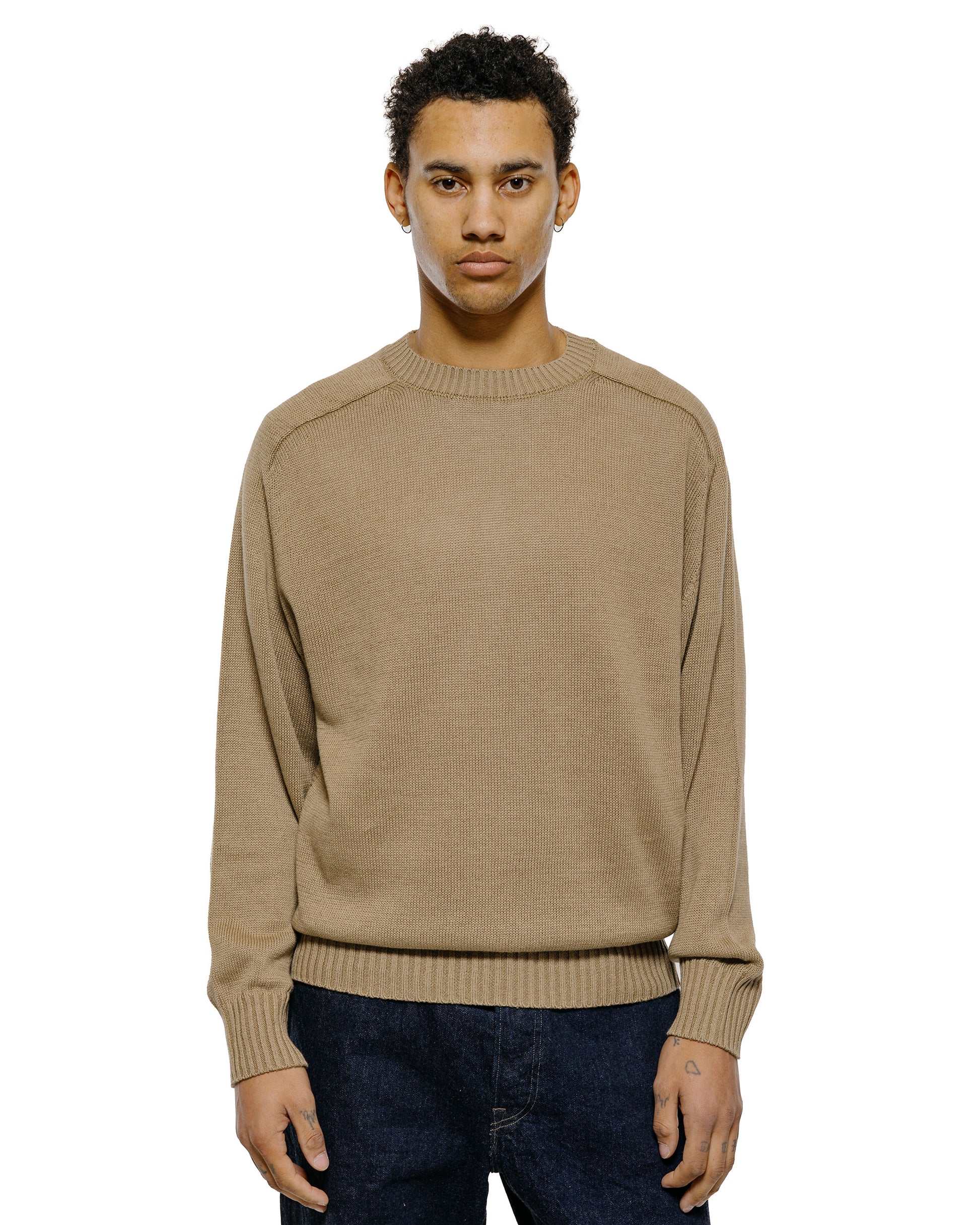 Phigvel C/L Crewneck Knit Sand Beige