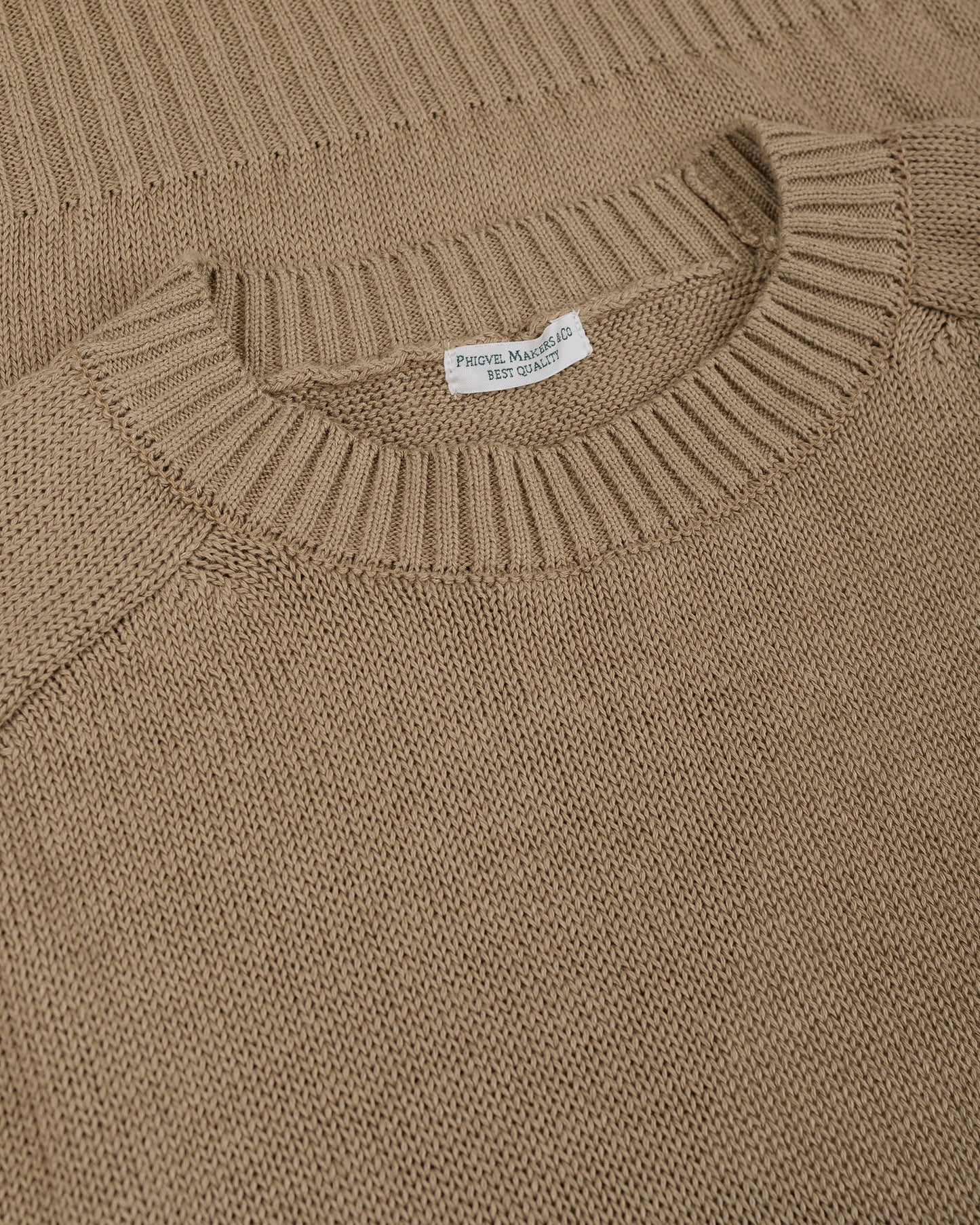 Phigvel C/L Crewneck Knit Sand Beige
