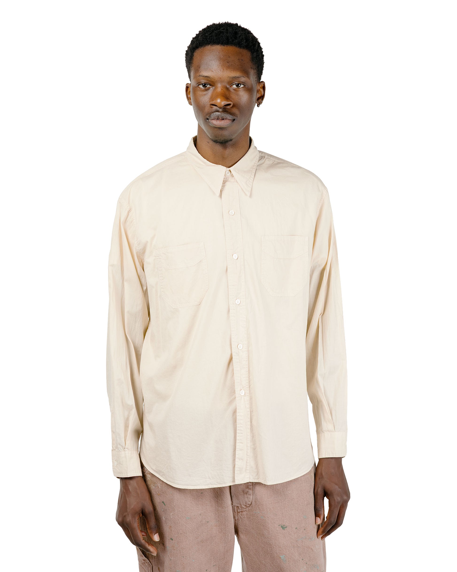 Phigvel C/L LS Work Shirt Pale Yellow