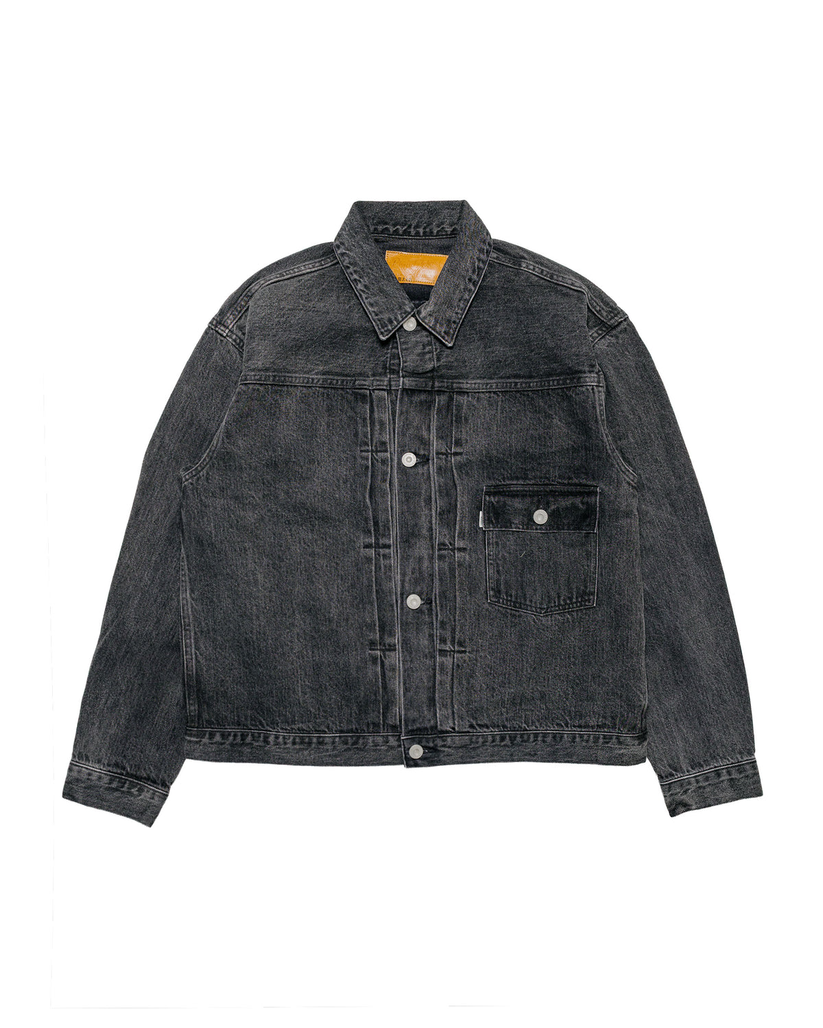 Phigvel Classic Faded Jean Jacket Black Faded