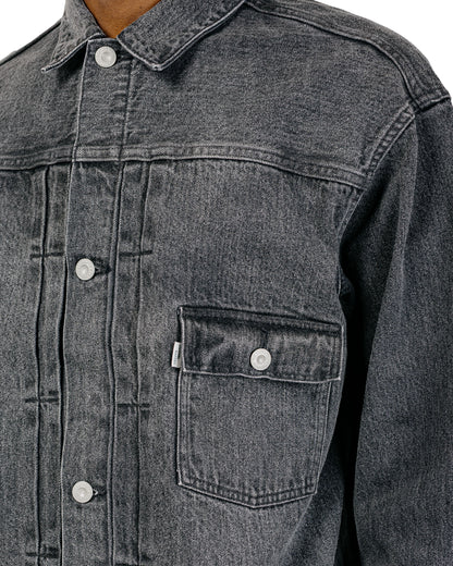Phigvel Classic Faded Jean Jacket Black Faded