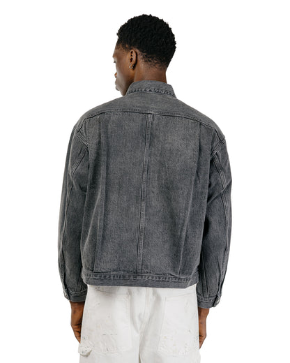Phigvel Classic Faded Jean Jacket Black Faded