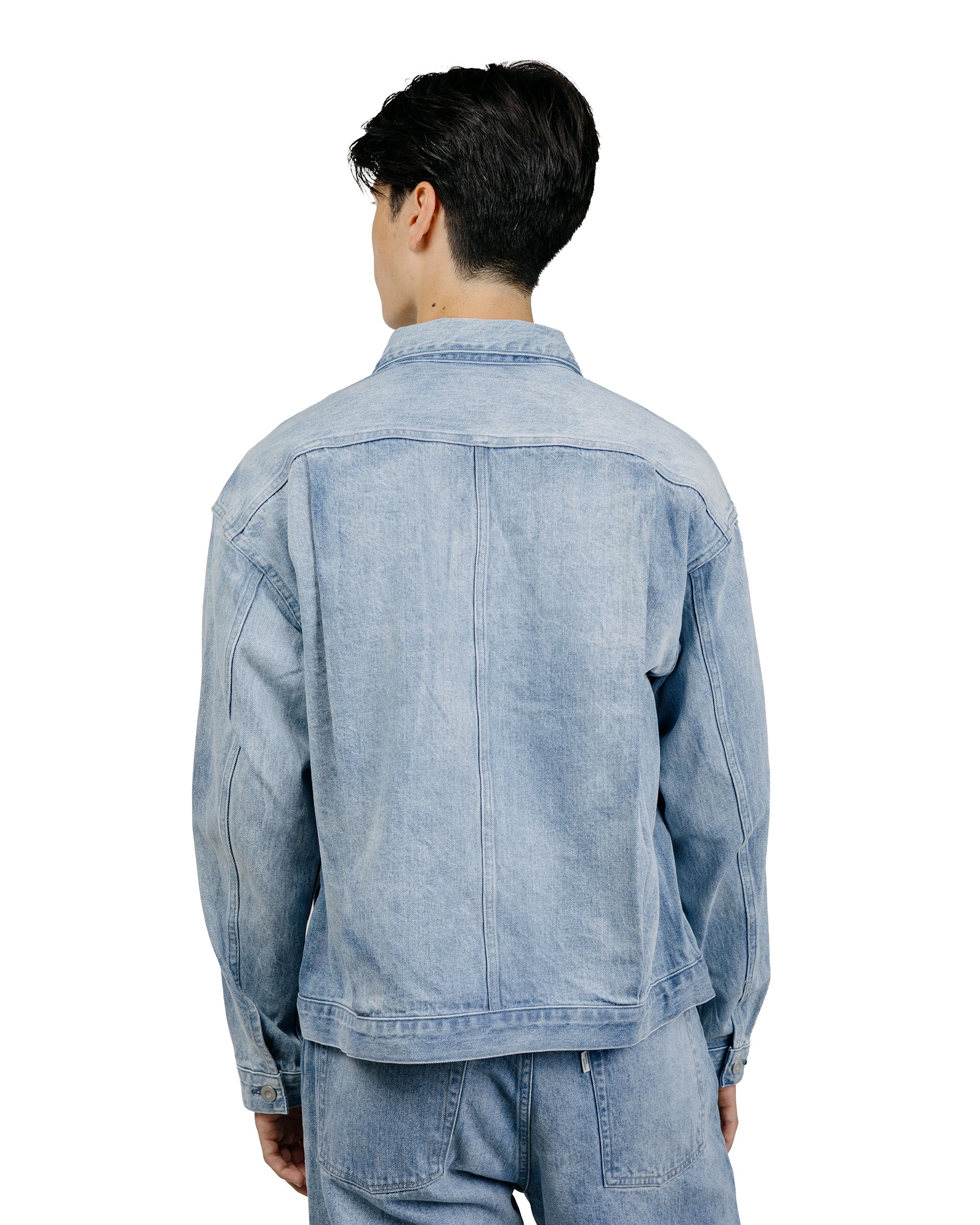 Phigvel Classic Faded Jean Jacket Indigo Faded