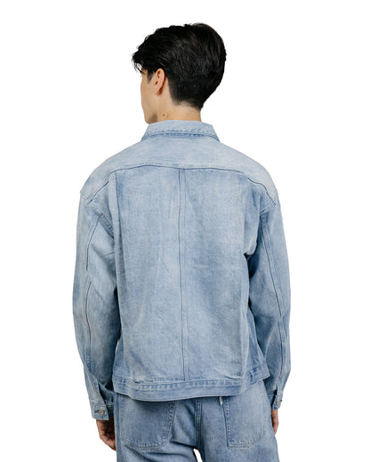 Phigvel Classic Faded Jean Jacket Indigo Faded
