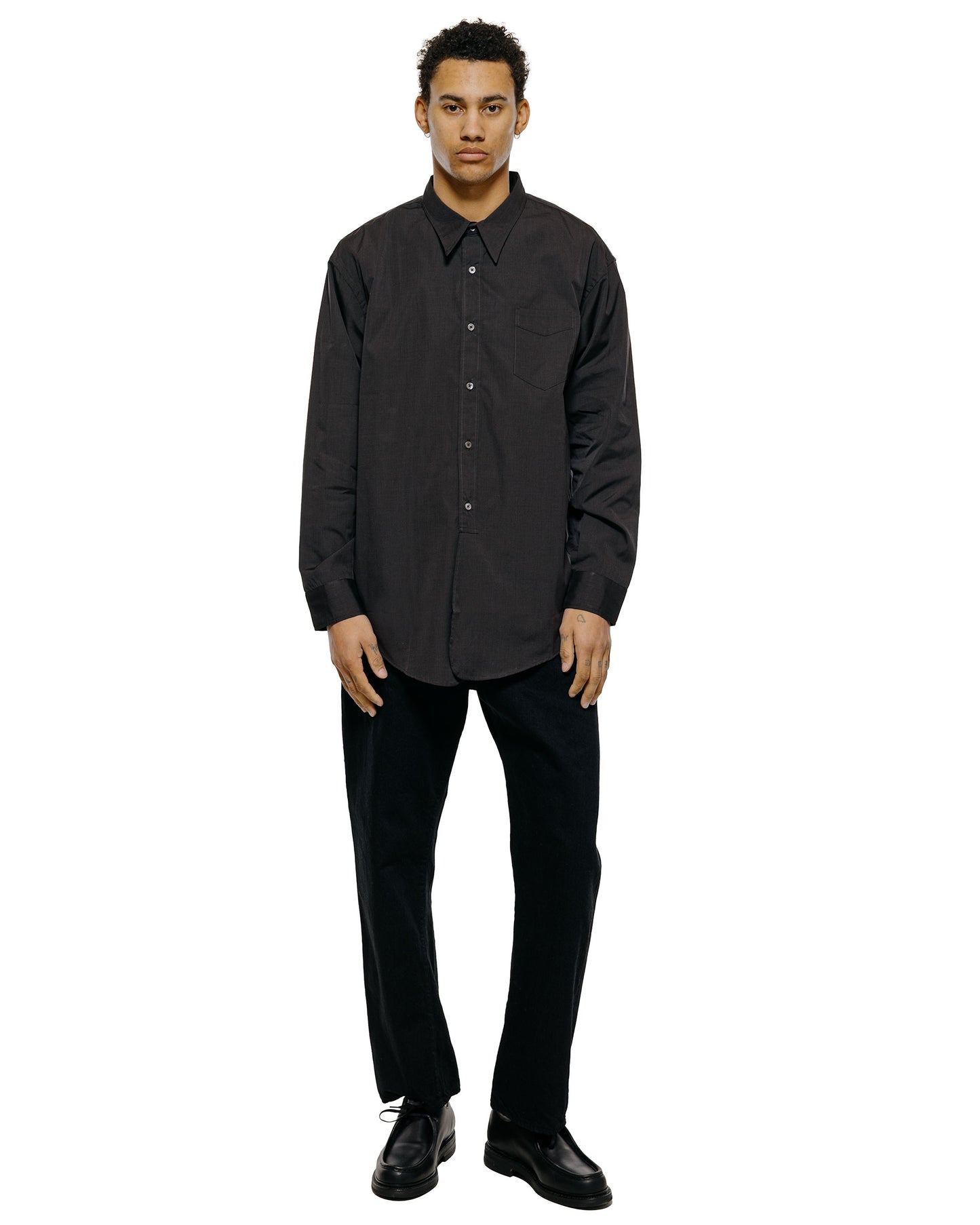 Phigvel Classic Long Dress Shirt Charcoal