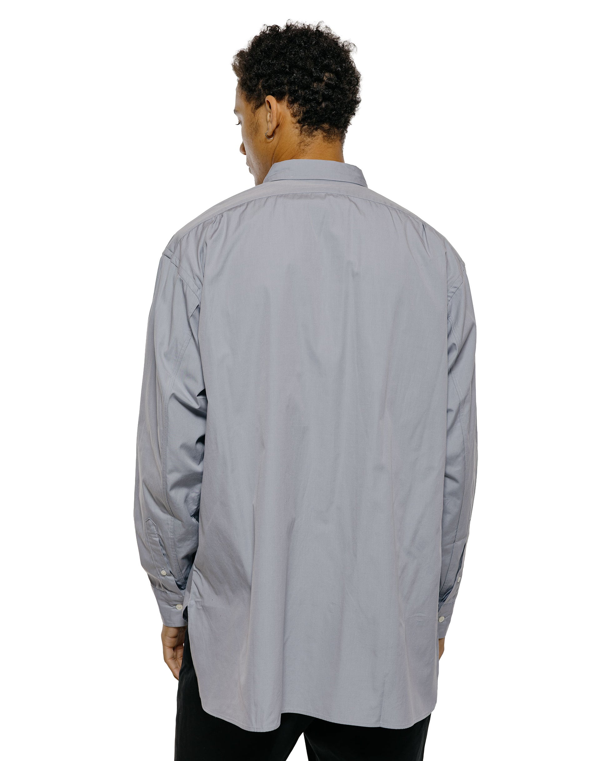 Phigvel Classic Long Dress Shirt Old Sax