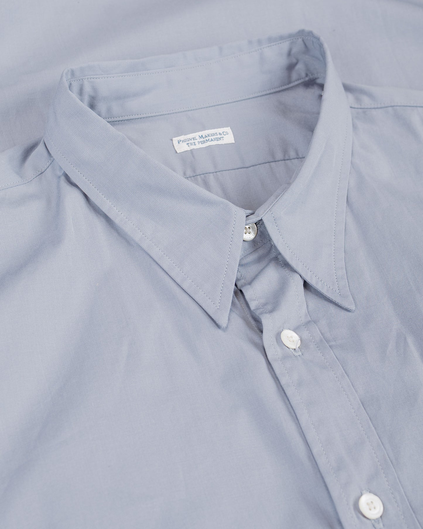 Phigvel Classic Long Dress Shirt Old Sax