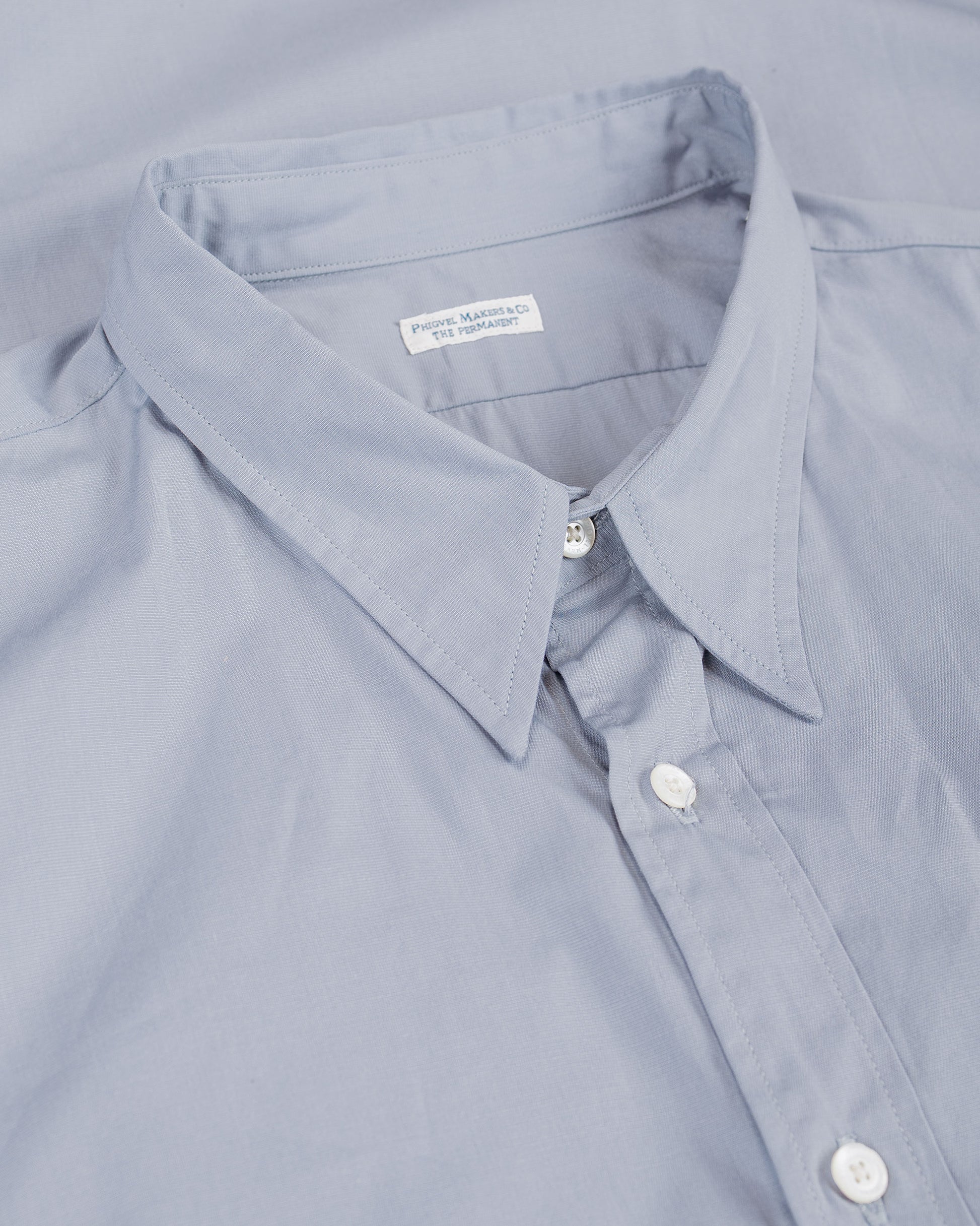 Phigvel Classic Long Dress Shirt Old Sax