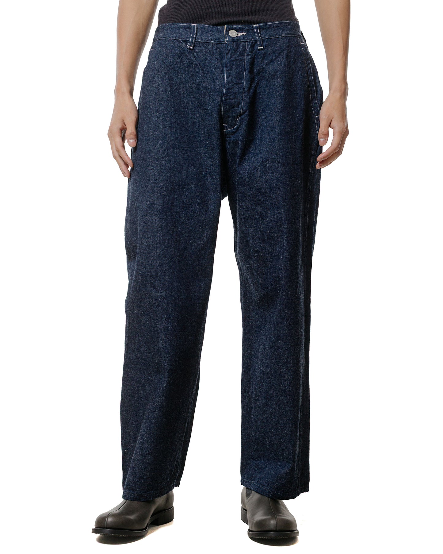 Phigvel Denim Painter Trousers Indigo Rigid