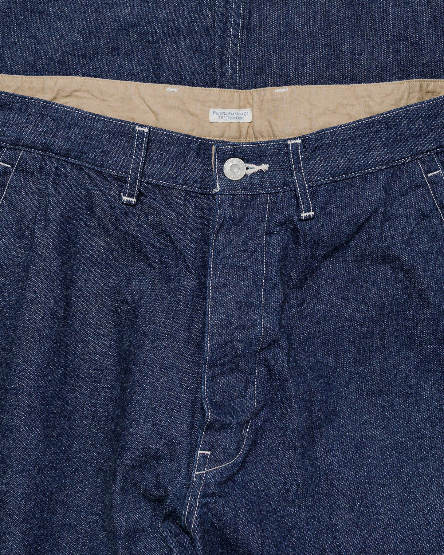 Phigvel Denim Painter Trousers Indigo Rigid