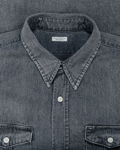 Phigvel Denim Workaday Shirt Black (Fade)