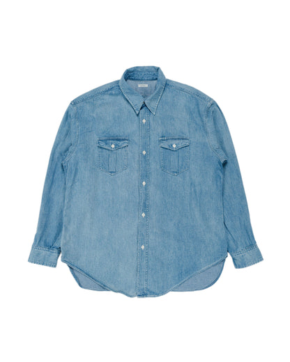 Phigvel Denim Workaday Shirt Indigo (Fade)