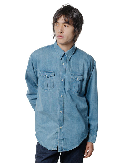 Phigvel Denim Workaday Shirt Indigo (Fade)
