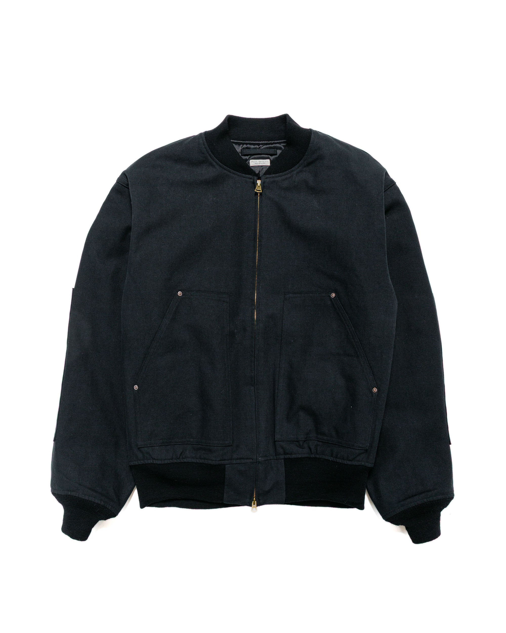 Phigvel Duck Cloth Workaday Blouson Ink Black
