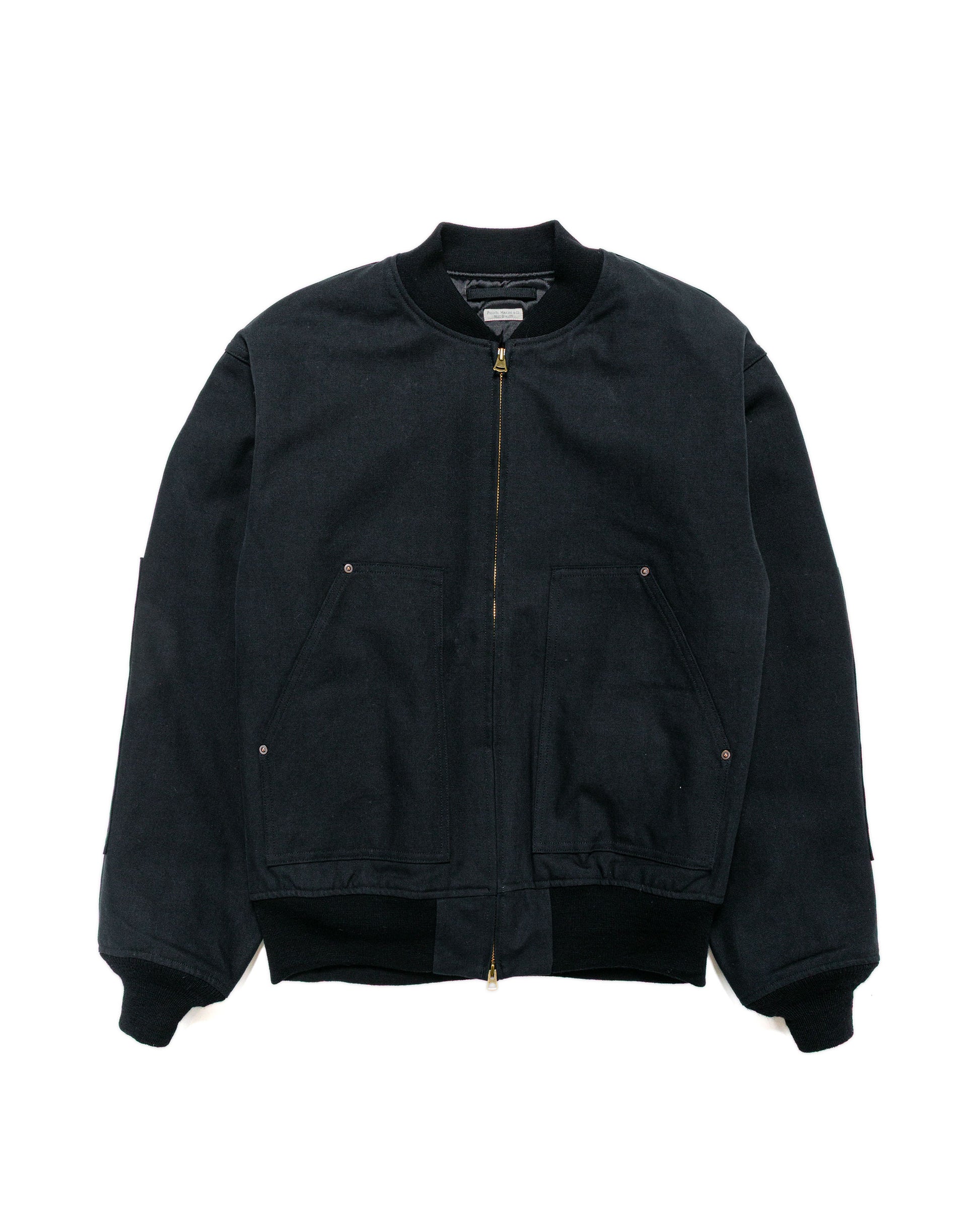 Phigvel Duck Cloth Workaday Blouson Ink Black