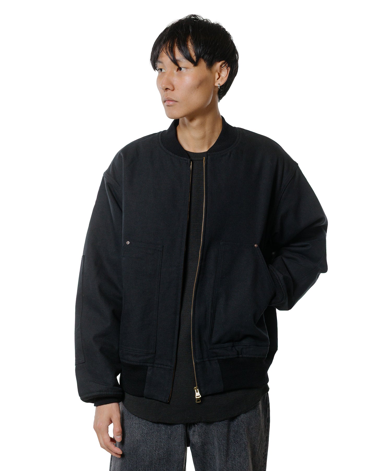 Phigvel Duck Cloth Workaday Blouson Ink Black