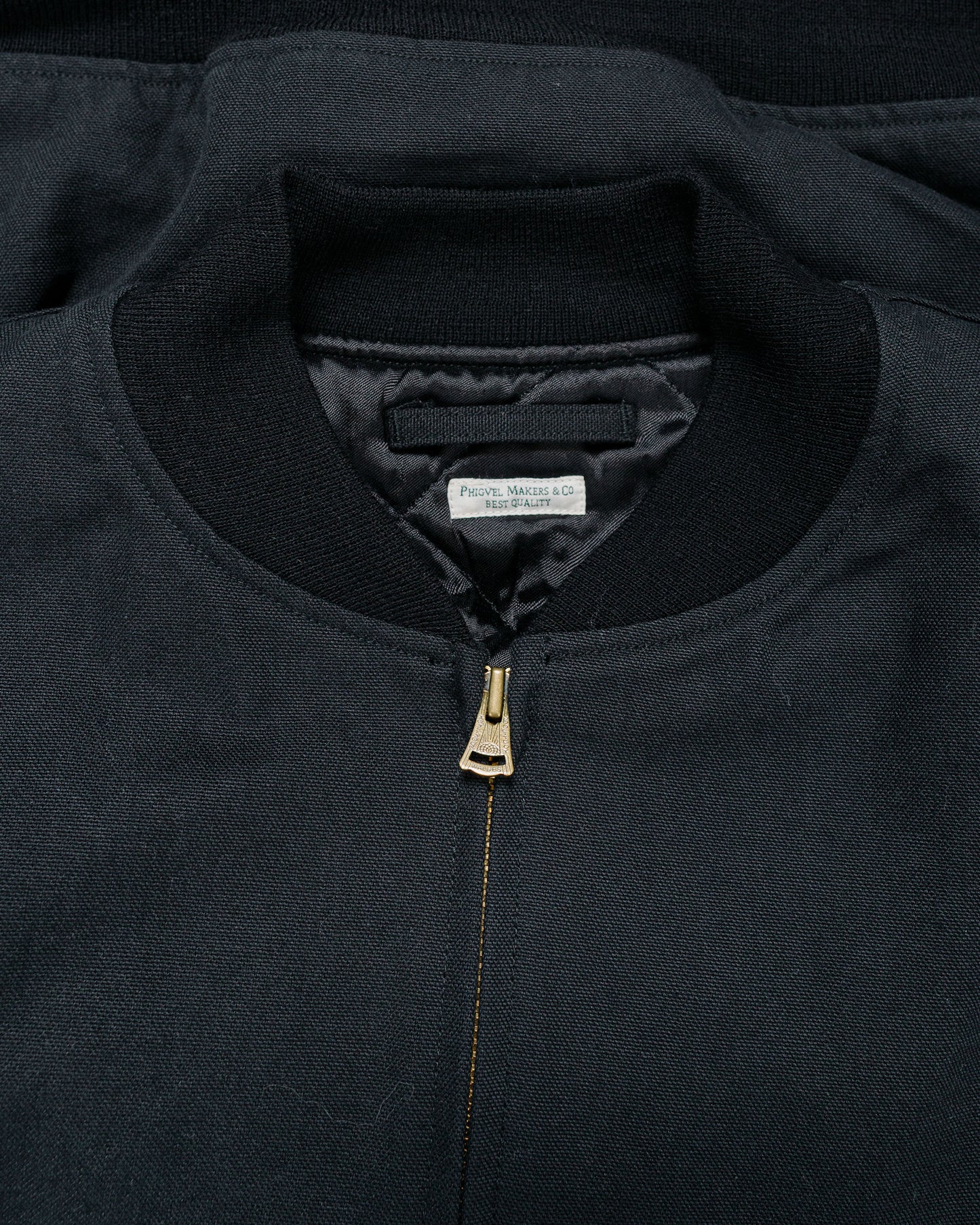 Phigvel Duck Cloth Workaday Blouson Ink Black