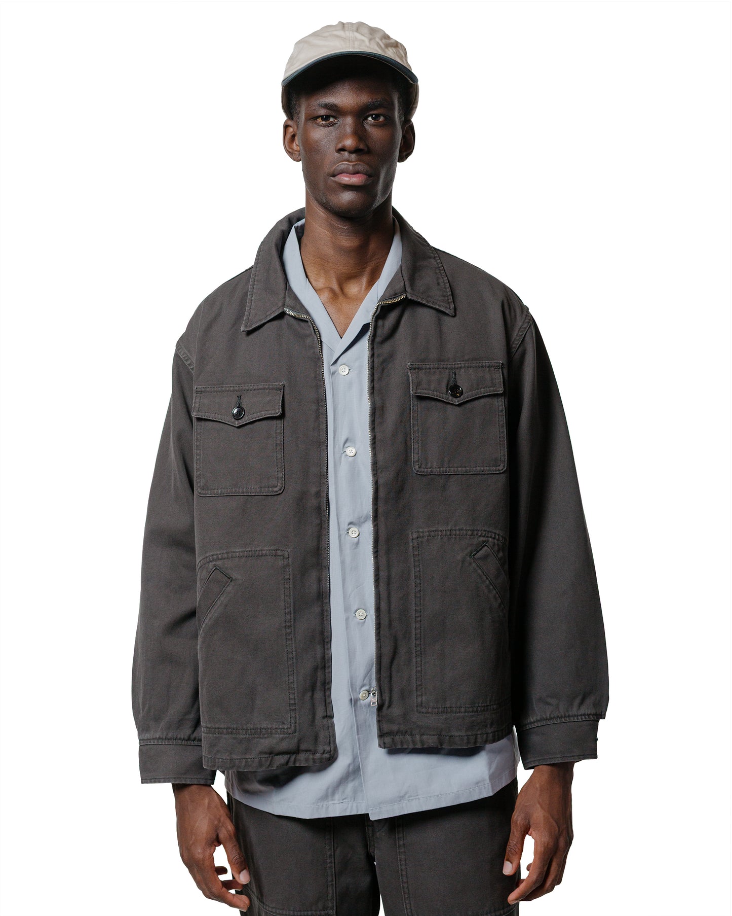 Phigvel Duck Cloth Workaday Jacket Charcoal