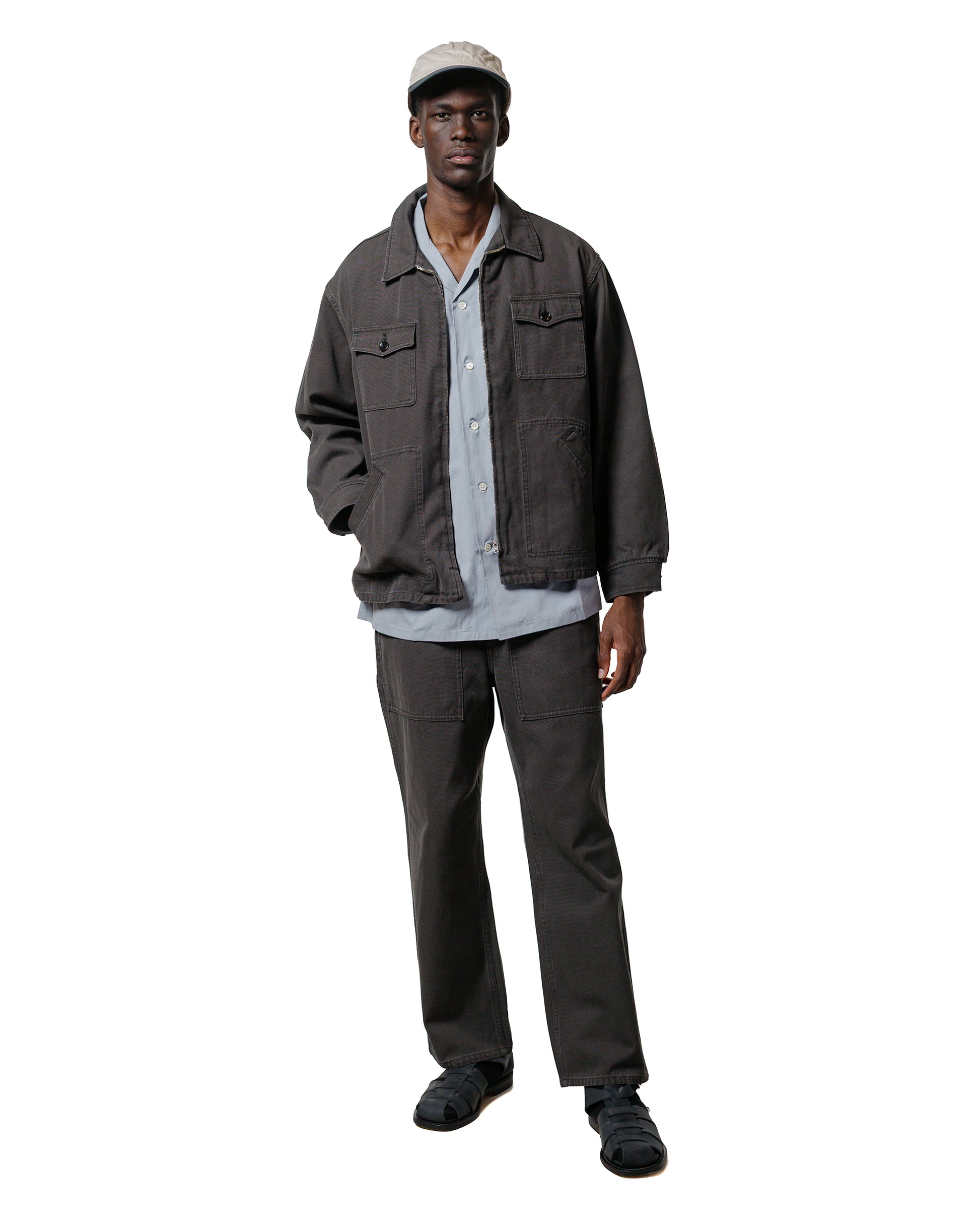 Phigvel Duck Cloth Workaday Jacket Charcoal