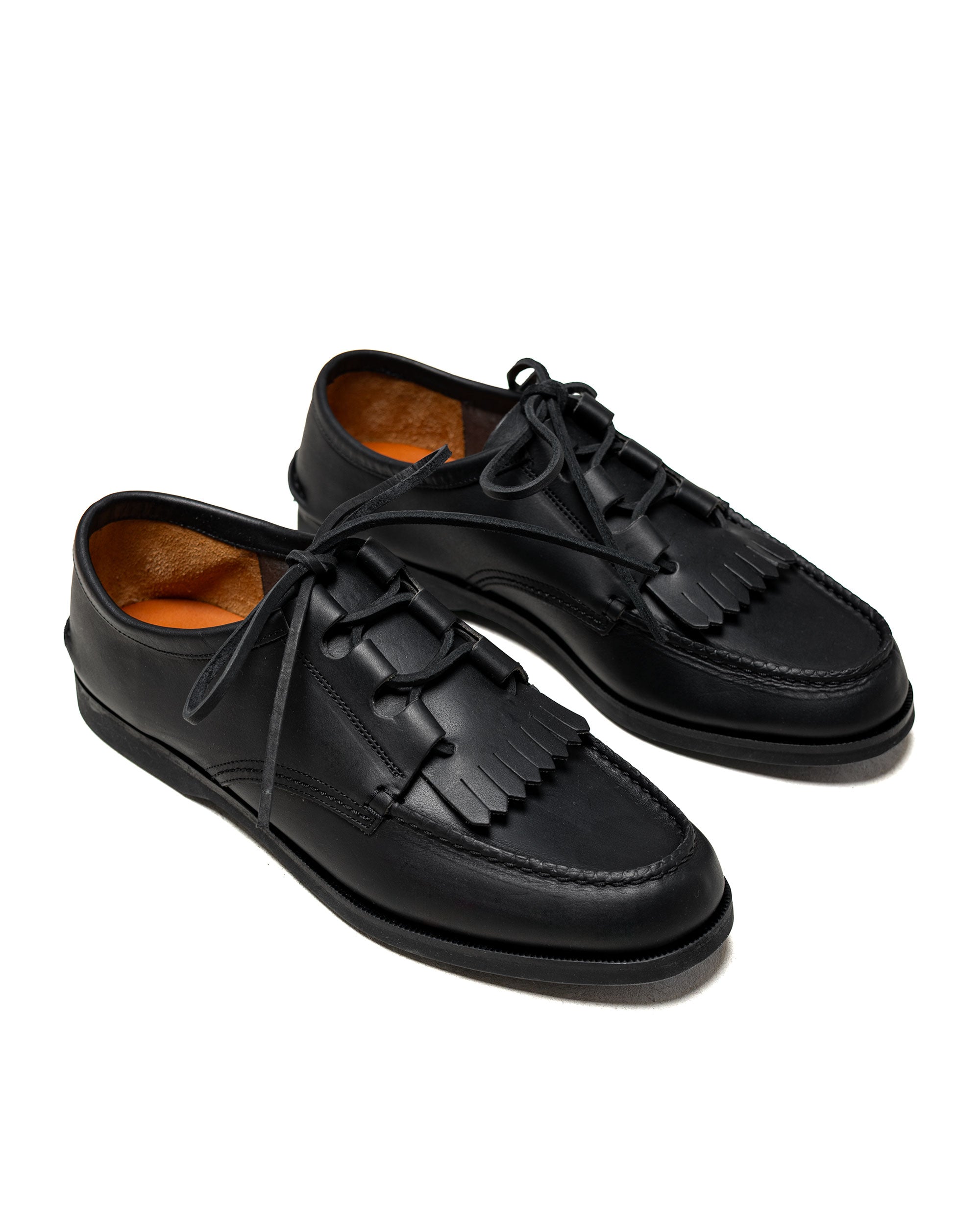 PHIGVEL MOCCASIN SHOES フィグベル PhigvelGhillieMoccasinBlack-3.