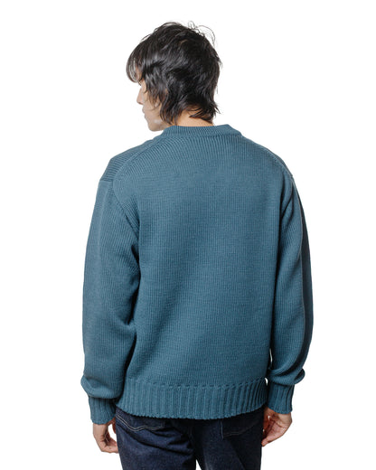 Phigvel Goodman's V Neck Sweater Cerulean