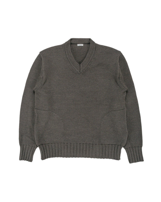 Phigvel Goodman's V Neck Sweater Dust Gray