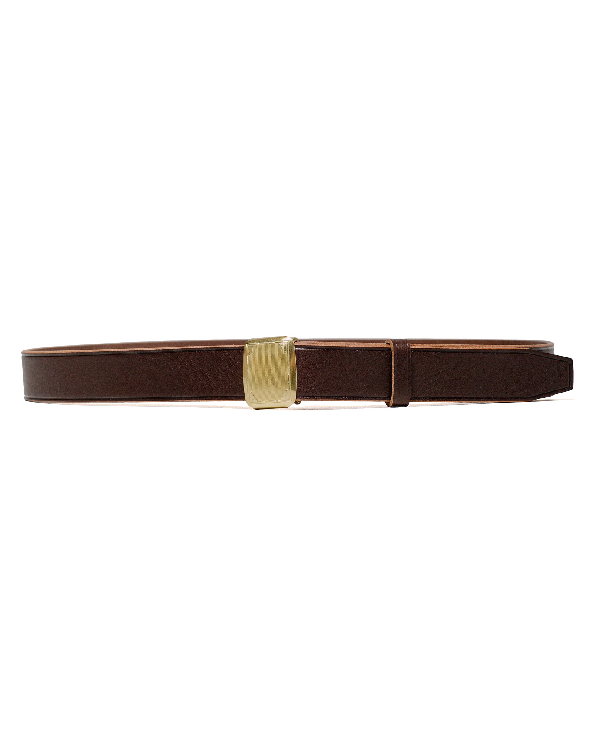 Phigvel Hickok Belt D.Brown/Brass