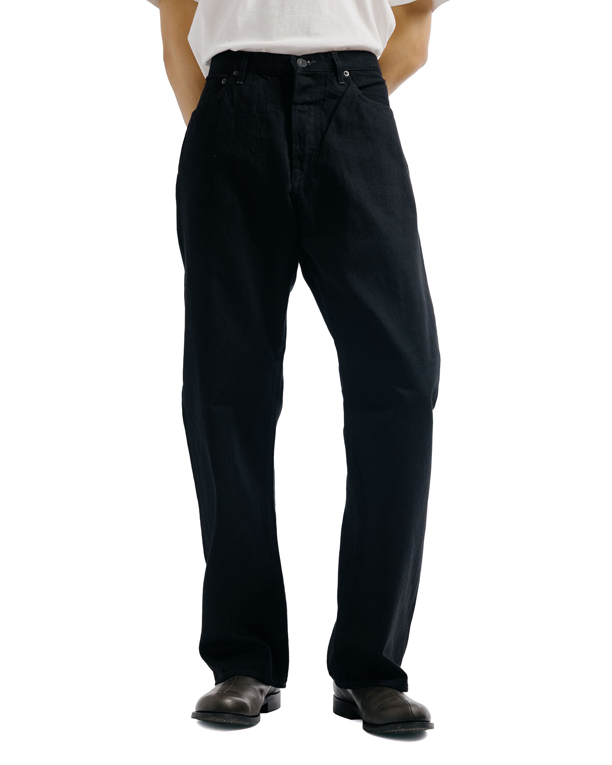 Phigvel Lady White Co. Classic Jeans Regular Black One Wash