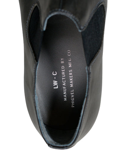 Phigvel Lady White Co. Split Seam Shoe Black