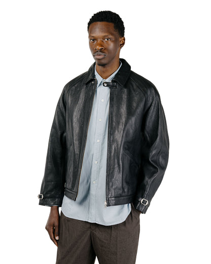Phigvel Lost & Found Leather Zip Blouson Black(Smooth)