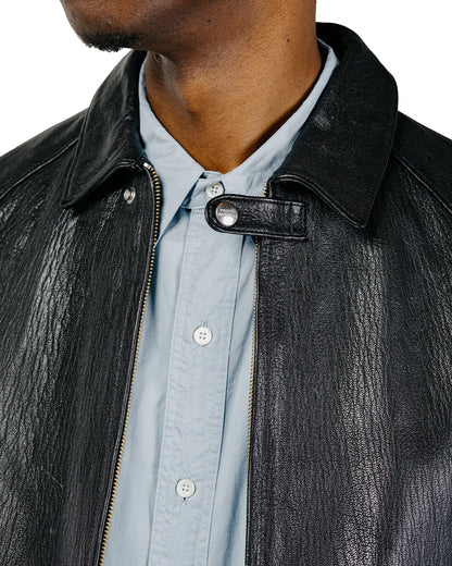 Phigvel Lost & Found Leather Zip Blouson Black(Smooth)