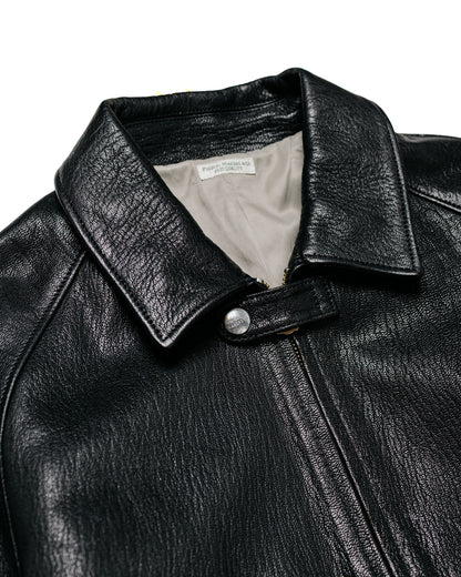 Phigvel Lost & Found Leather Zip Blouson Black(Smooth)