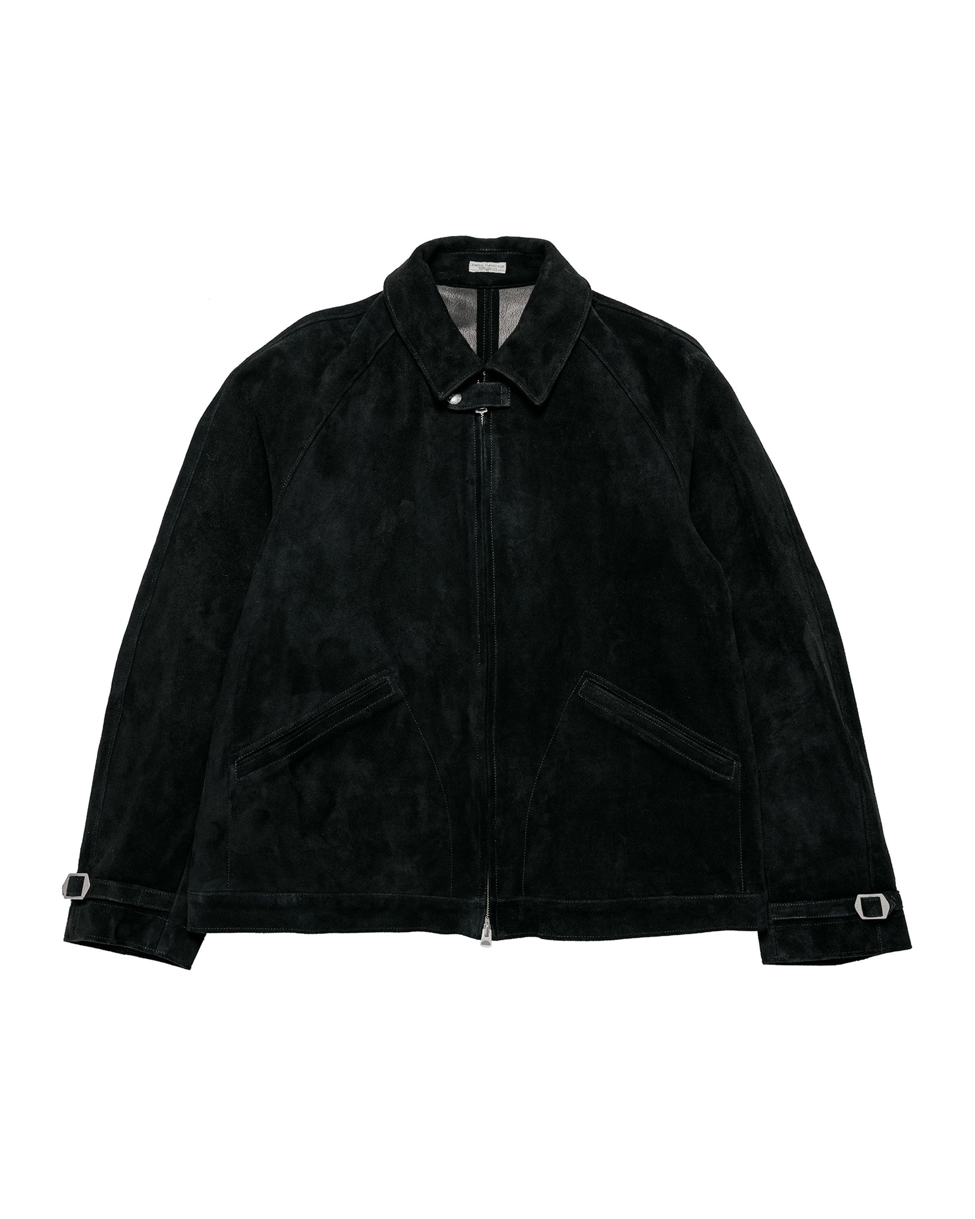 Phigvel Lost & Found Leather Zip Blouson Black(Suede)