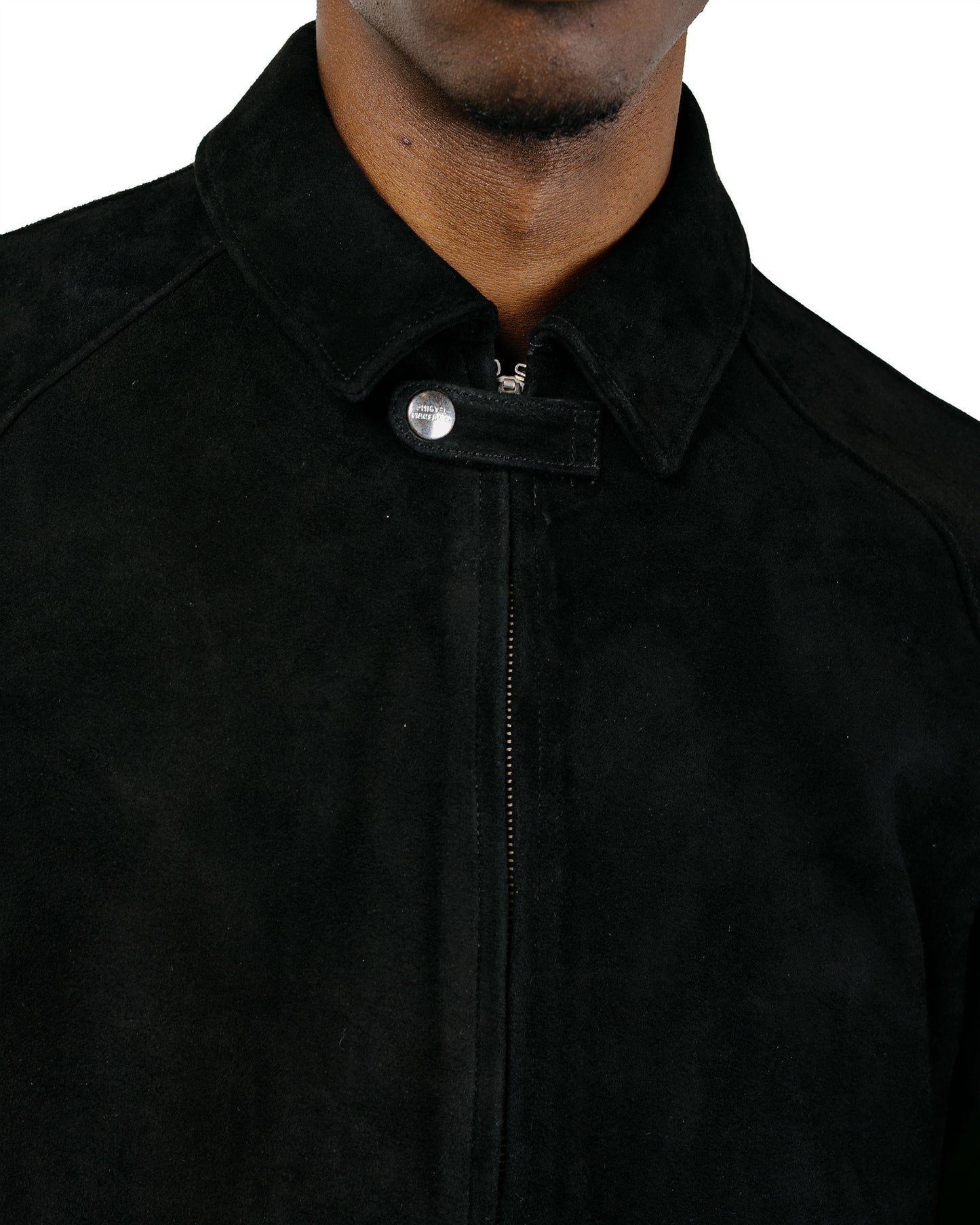 Phigvel Lost & Found Leather Zip Blouson Black(Suede)