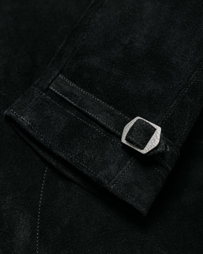 Phigvel Lost & Found Leather Zip Blouson Black(Suede)