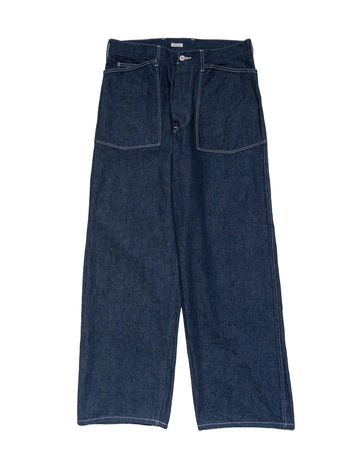 Phigvel Mil Denim Fatigue Trousers Indigo