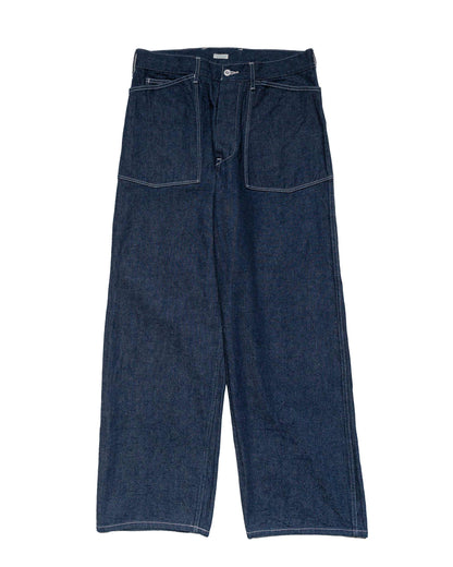 Phigvel Mil Denim Fatigue Trousers Indigo