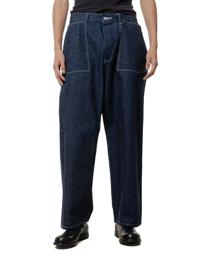 Phigvel Mil Denim Fatigue Trousers Indigo