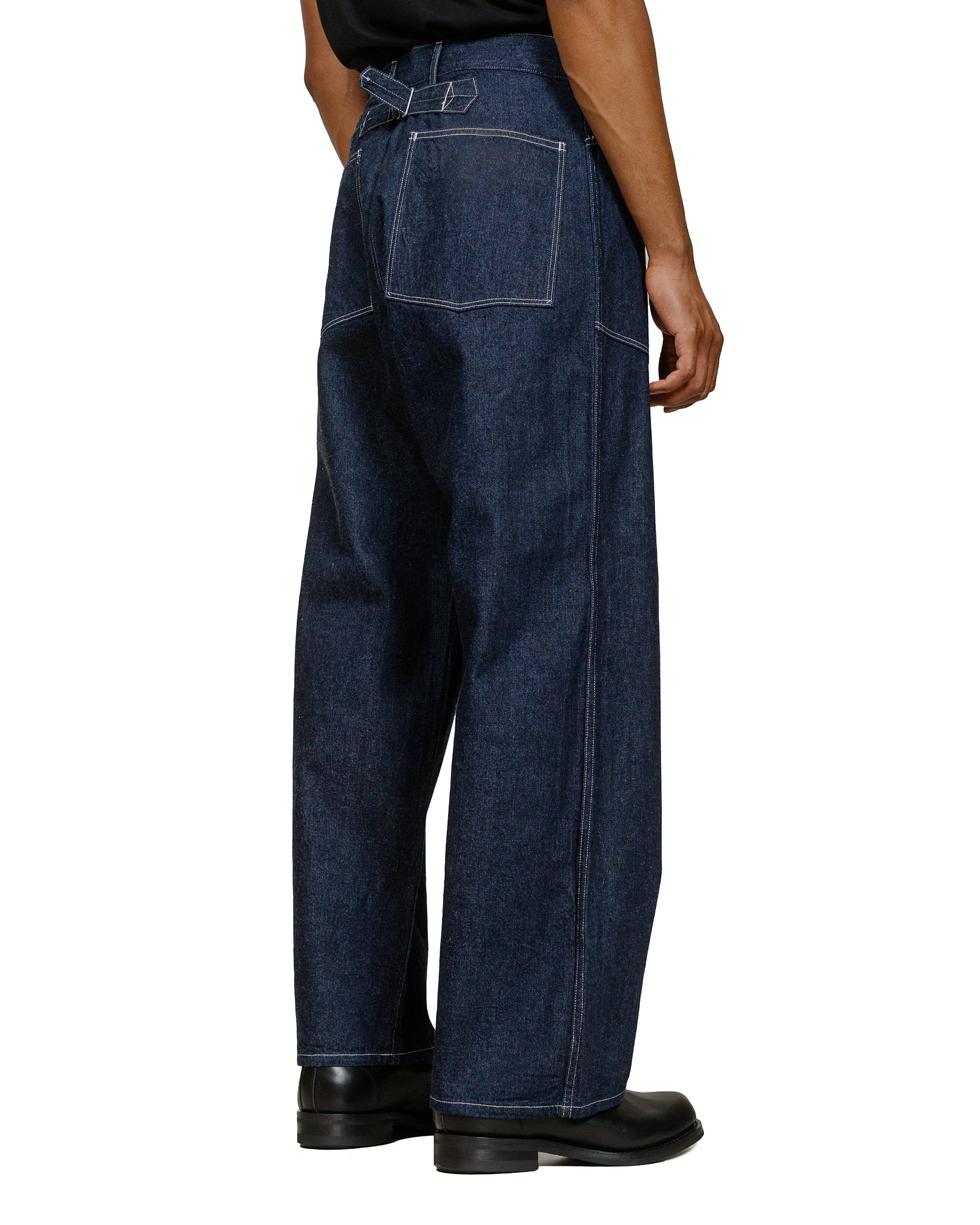 Phigvel Mil Denim Fatigue Trousers Indigo