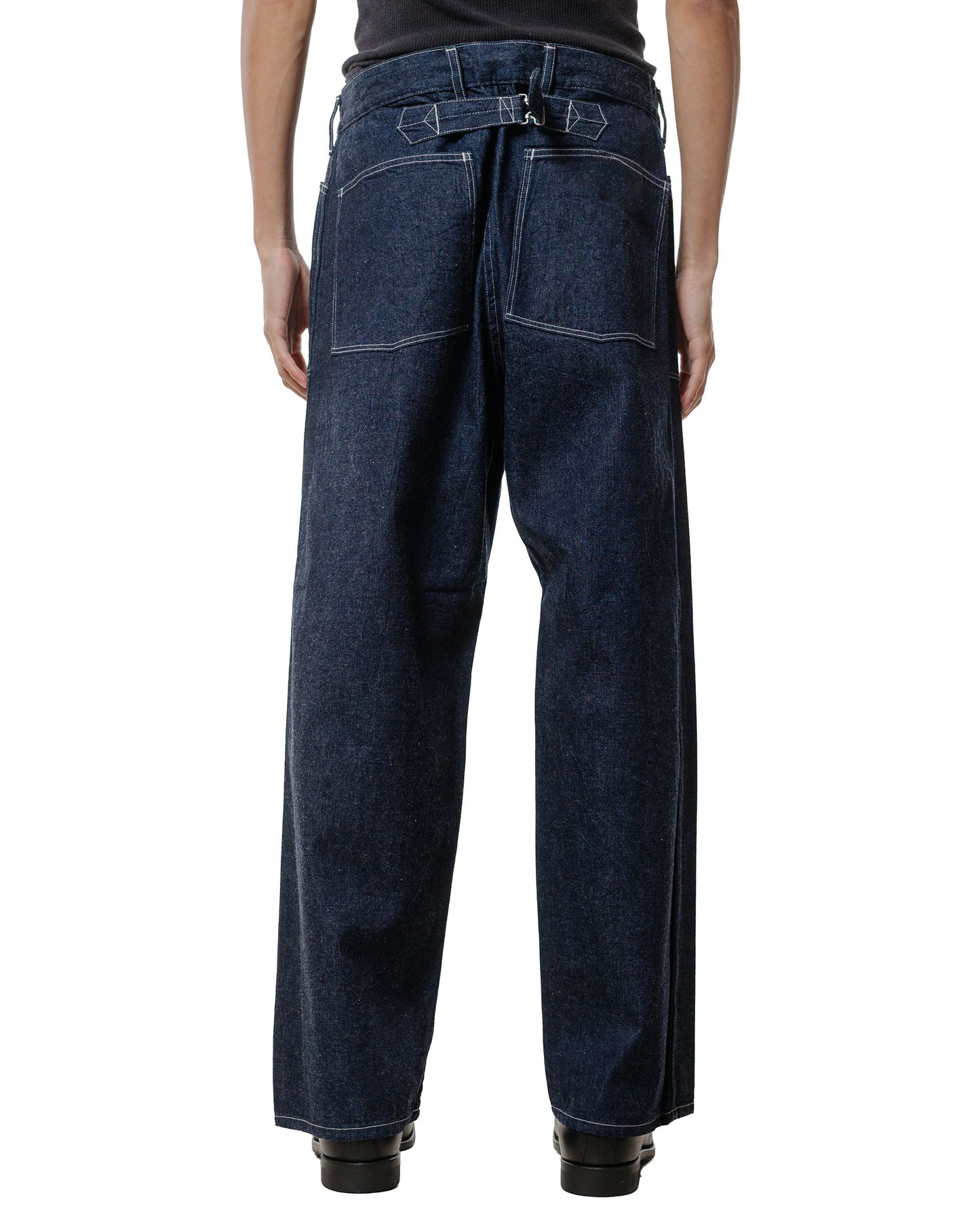 Phigvel Mil Denim Fatigue Trousers Indigo
