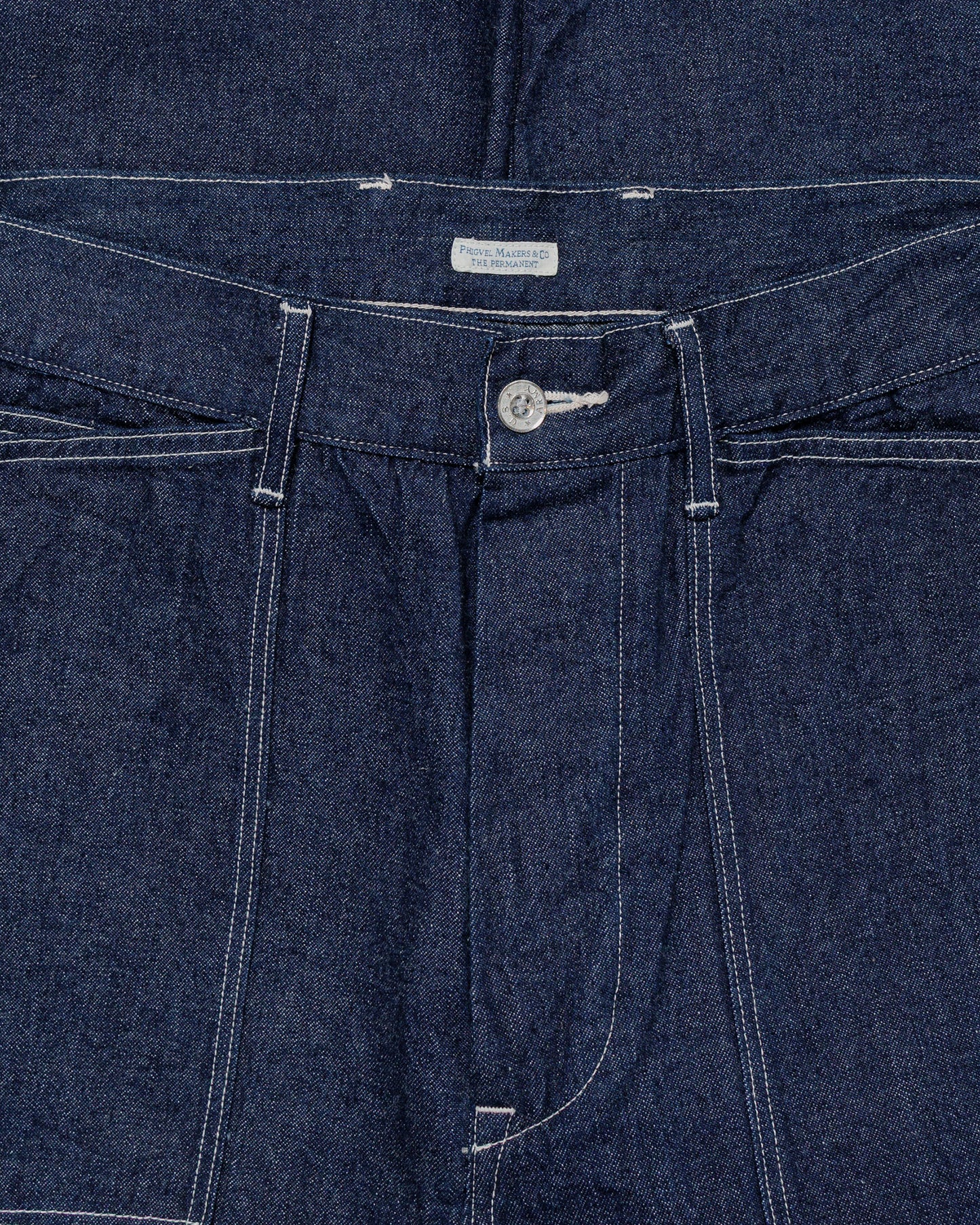 Phigvel Mil Denim Fatigue Trousers Indigo
