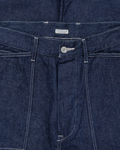 Phigvel Mil Denim Fatigue Trousers Indigo