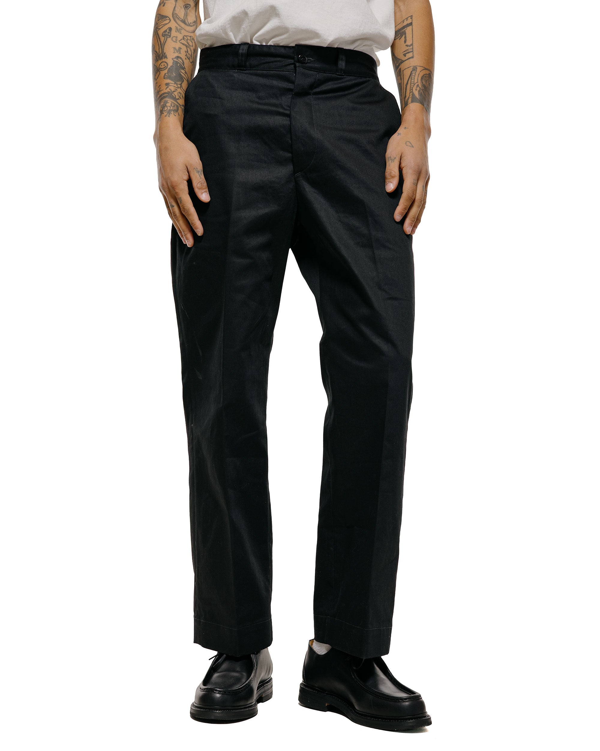Phigvel Officer Trousers (Regular) Ink Black