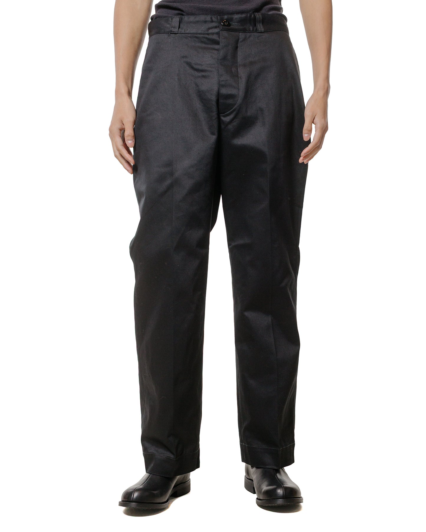 Phigvel Officer Trousers (Regular) Ink Black