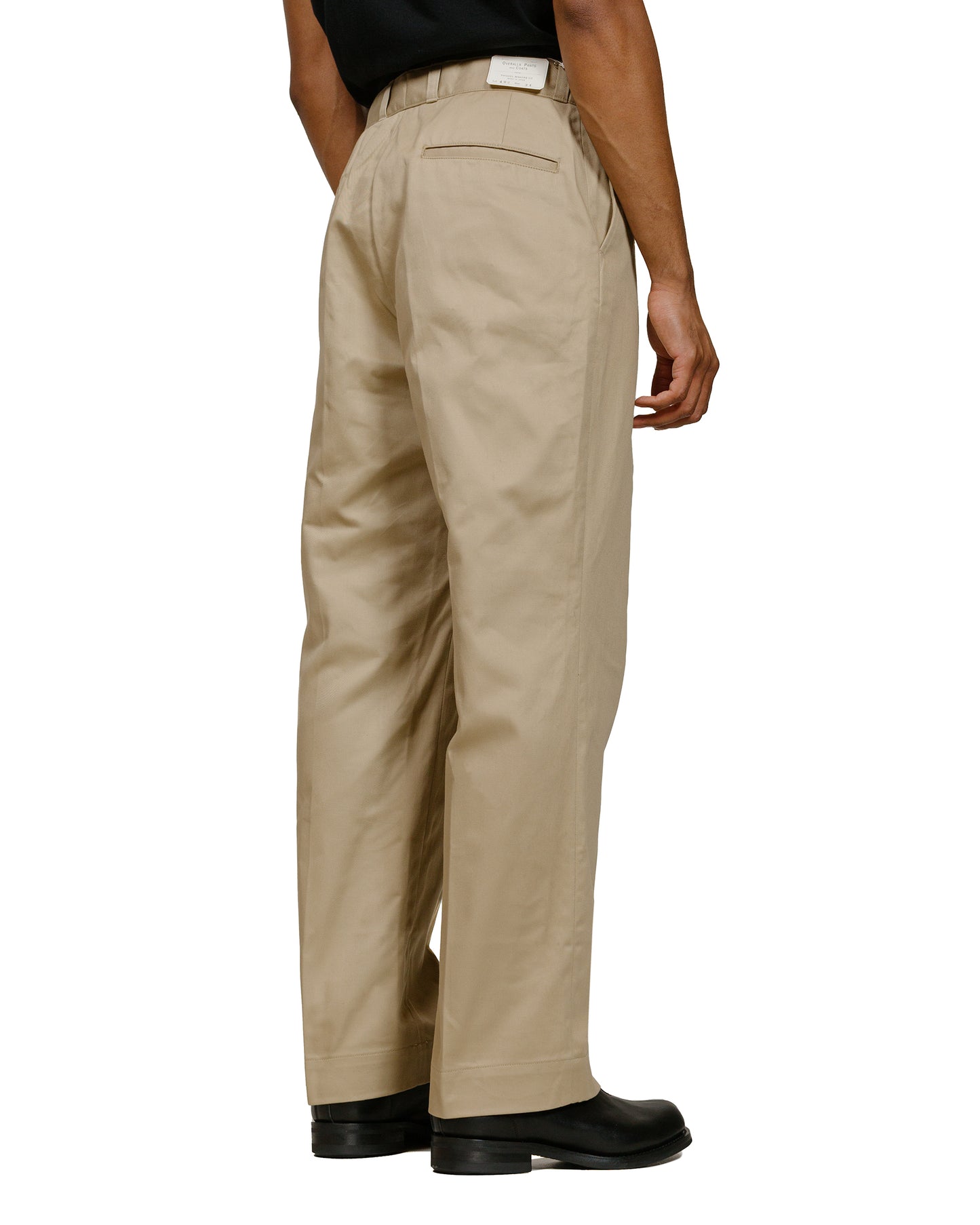 Phigvel Officer Trousers (Regular) Khaki Beige model back