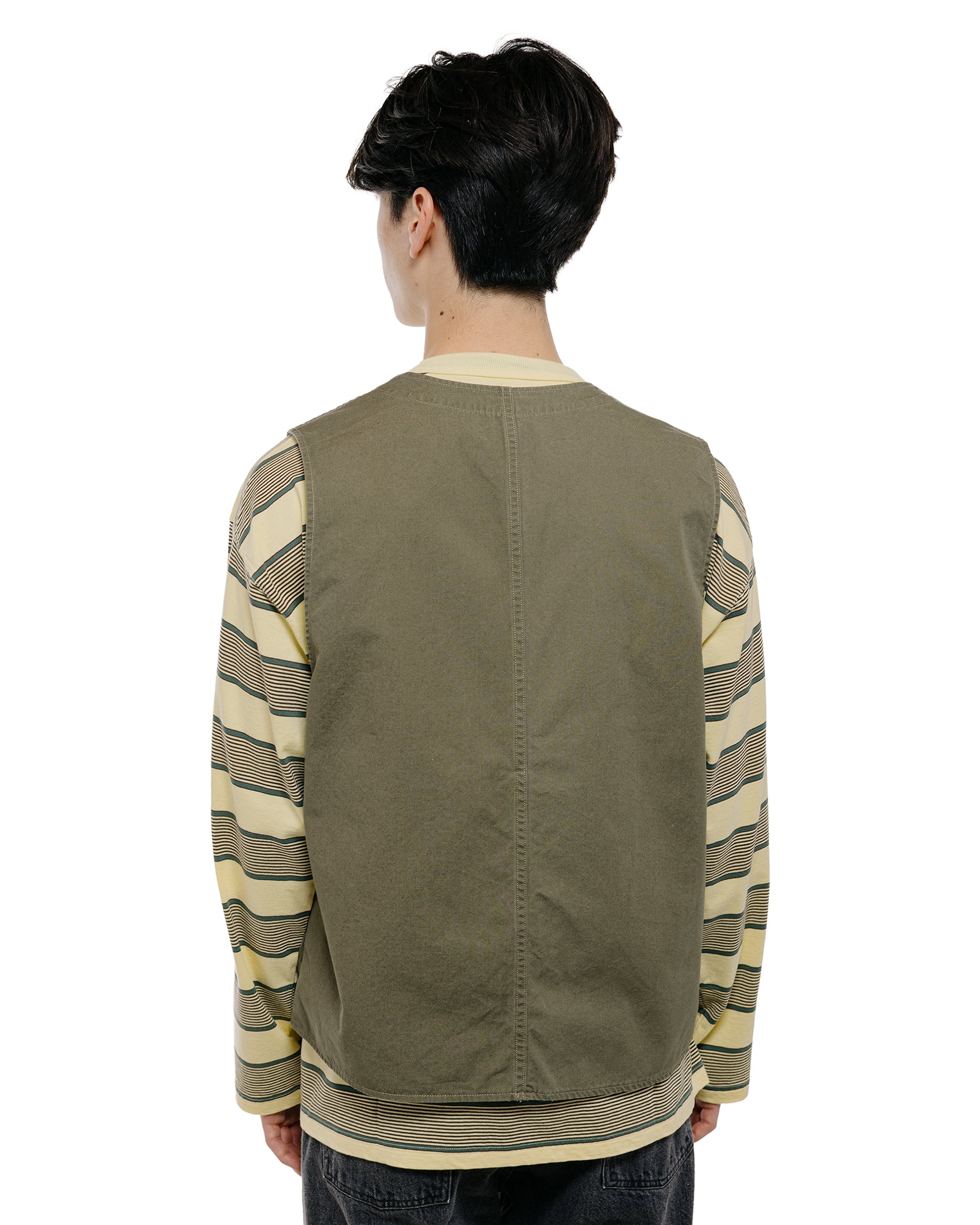 Phigvel Poplin Cloth Hunting Vest Faded Olive