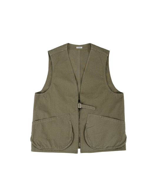 Phigvel Poplin Cloth Hunting Vest Faded Olive